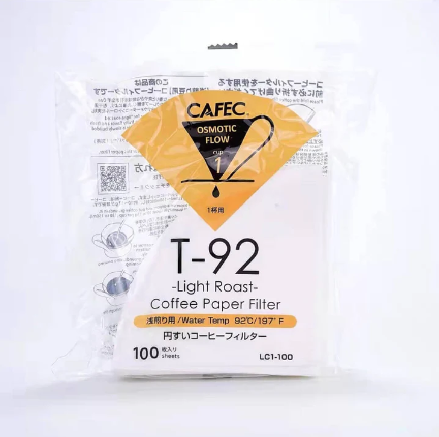 淺焙 專用日本CafeC 三洋咖啡濾紙 100枚入（01濾杯用 ) Coffee Filter Paper 01